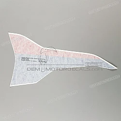Front cowling decal, right side