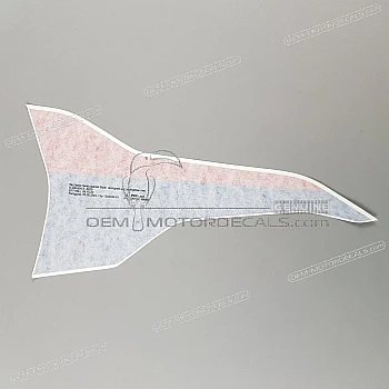 Naklejka na przednią owiewkę (czasza), prawa strona