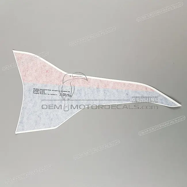 BMW S1000RR Adhesivo Carenado Frontal Lado Derecho Superior OEM 51148406634