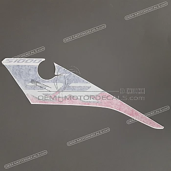 Side cowling decal, left side