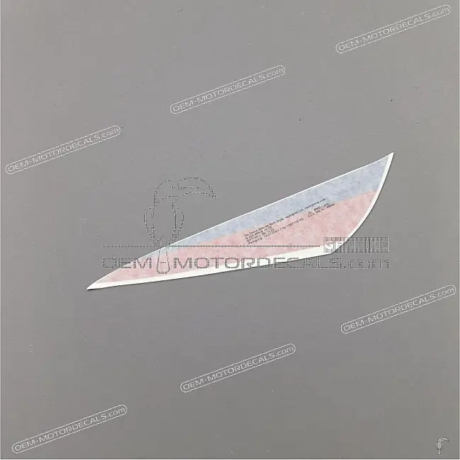 BMW S1000RR Adhesivo Cubierta Tanque M-Stripe Derecho OEM 51148406666