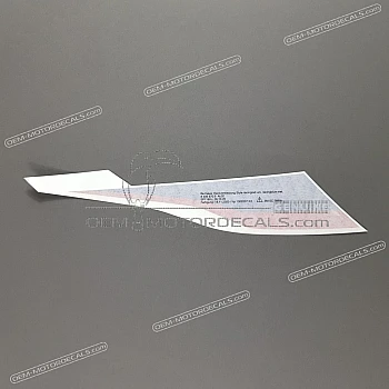 Naklejka na tylną owiewkę / zadupek, prawa strona