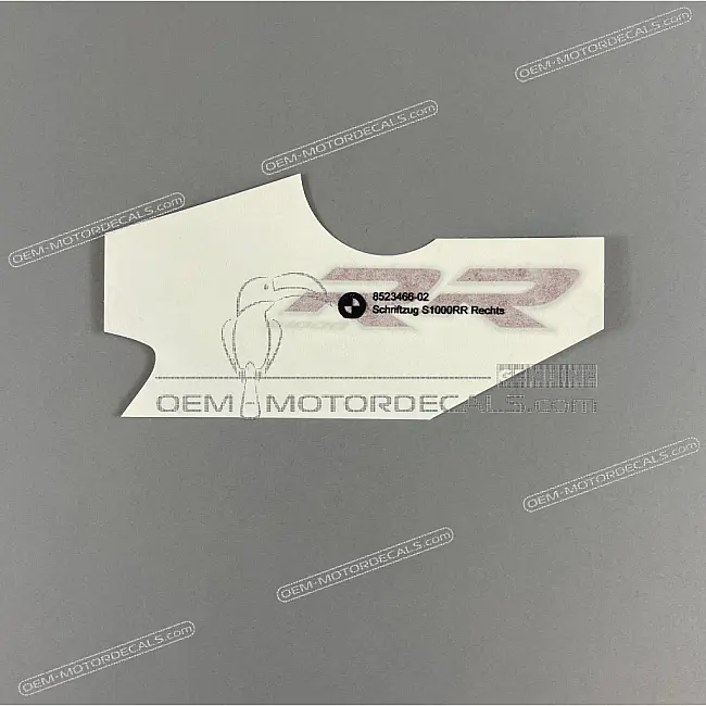 BMW S1000RR Emblema Carenado Lateral Superior Derecho OEM 51148523466
