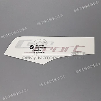 Tail cowl decal, left side