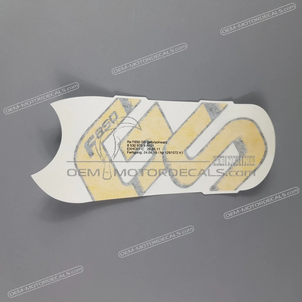 BMW F650GS Adesivo carenatura F650GS lato destro OEM 51148530970