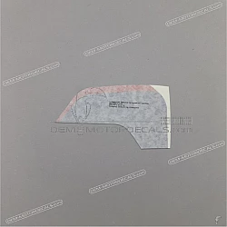 Fuel tank cover graphic, left side
