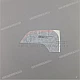 BMW K1300S Fuel Tank Cover Graphic Left Side OEM 51148551889