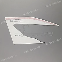 Front cowling decal, right side