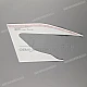 Naklejka owiewki przedniej BMW S1000RR prawa strona górna OEM 51148551916