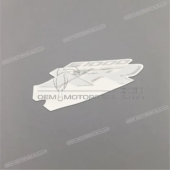 BMW S1000XR Right Upper Fairing S1000XR Monogram Decal Right Side OEM 51148555630