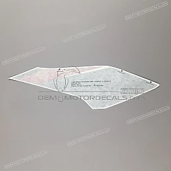 Side cowling decal, left side