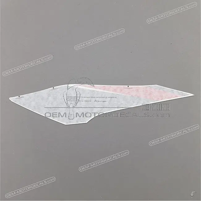 BMW S1000XR Adhesivo carenado lateral derecho sección trasera OEM 51148561446