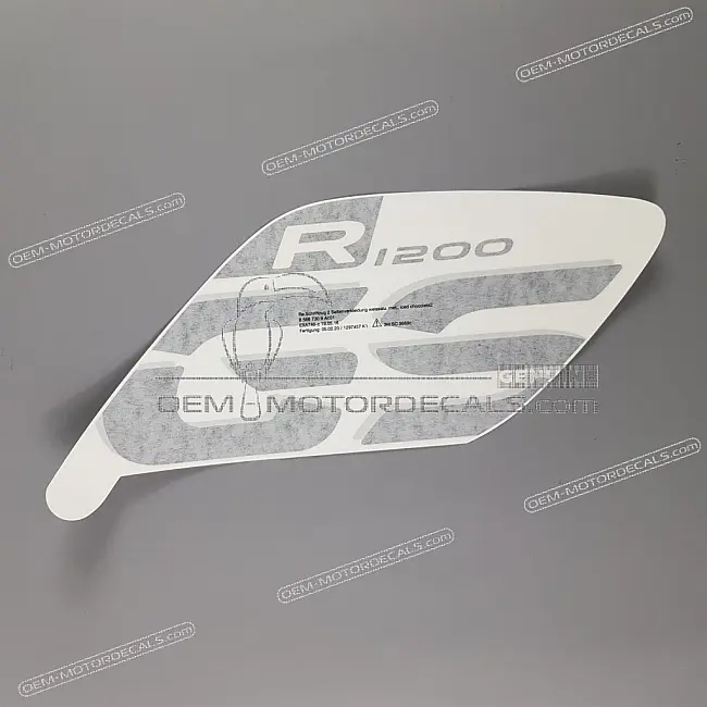 BMW R1200GS Adesivo lettering carenatura lato destro R1200GS lato destro OEM 51148566730