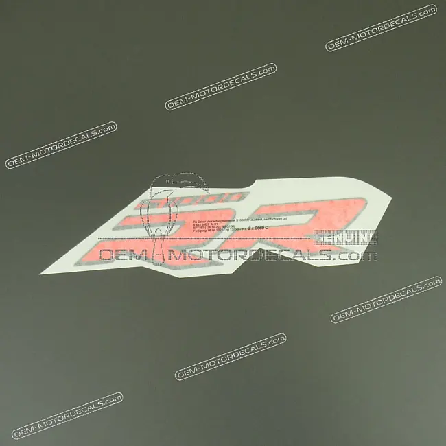 BMW S1000RR Autocollant RR Carénage Droit OEM 51149443346