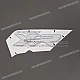 BMW S1000XR Schriftzug Seitenverkleidung rechts Original 51149443428
