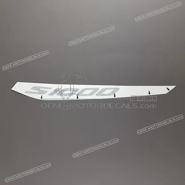 BMW S1000XR Scritta XR Carenatura Laterale Destra OEM 51149443432