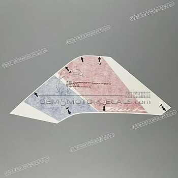 Side cowling decal, right side
