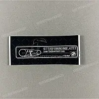 BMW Vorsicht Etikett, Unleaded fuel 71227715481