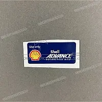 DUCATI Voorzichtigheid label, Unleaded fuel 43315011A
