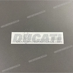Fuel tank Ducati emblem
