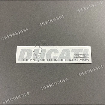 Fuel tank Ducati emblem
