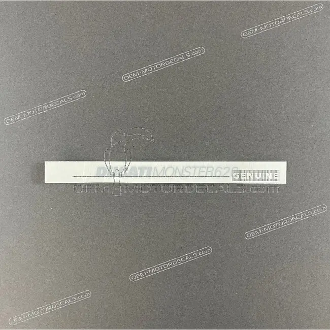 Ducati Monster 620 Serbatoio Adesivo DUCATI MONSTER 620 OEM 43611141B