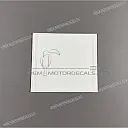 Voorspatbord sticker