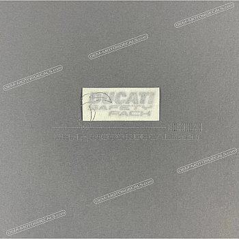 Front fender decal, right side