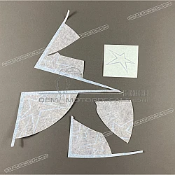 Pegatina para panel lateral, lado izquierdo