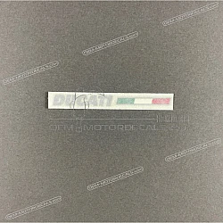 Adesivo posteriore coda carena, lato sinistro