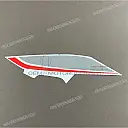 Pegatina para carenado frontal, lado izquierdo
