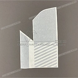 Side cowling decals set, left side