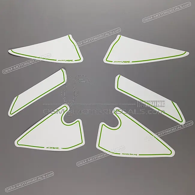 Autocollant de course blanc Honda CBR600RR OEM 08F84MFJ850B