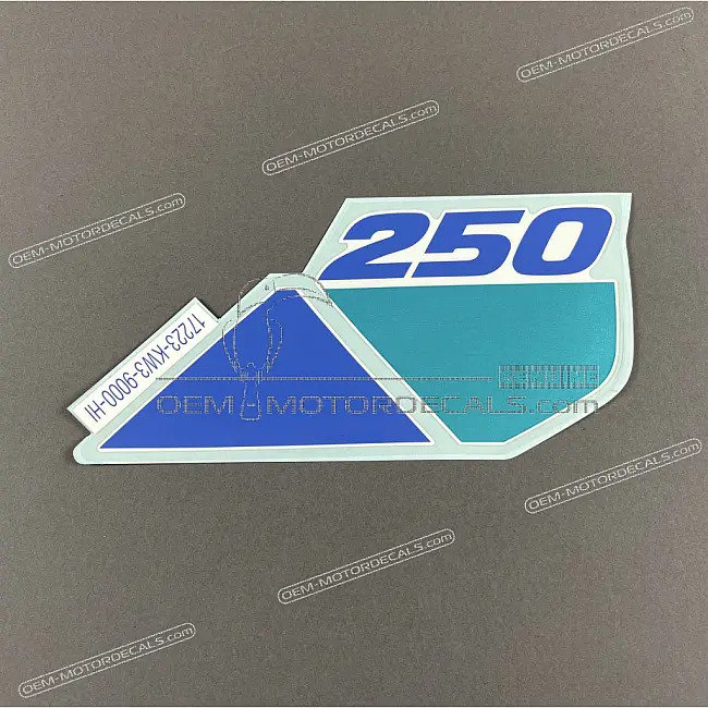 Autocollant flanc de carénage gauche Honda NX250 Dominator OEM 17223KW3900ZA authentique autocollant de moto d'usine