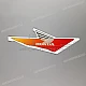 Honda CBR600F Hurricane Fairing Stripe Right Side OEM 17507MAL600ZB