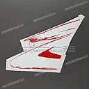 Fuel tank stripe CBR Hurricane, right side