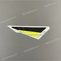 HONDA Autocollant de sabot moteur CBR Hurricane, côté droit 17508-MAL-900ZA