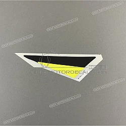 Onderkuip CBR Hurricane sticker, rechterkant