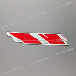 Fuel tank stripe, left side