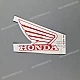 Honda CBR600F Hurricane Kraftstofftank Aufkleber rechte Seite OEM 17511MALE00ZA