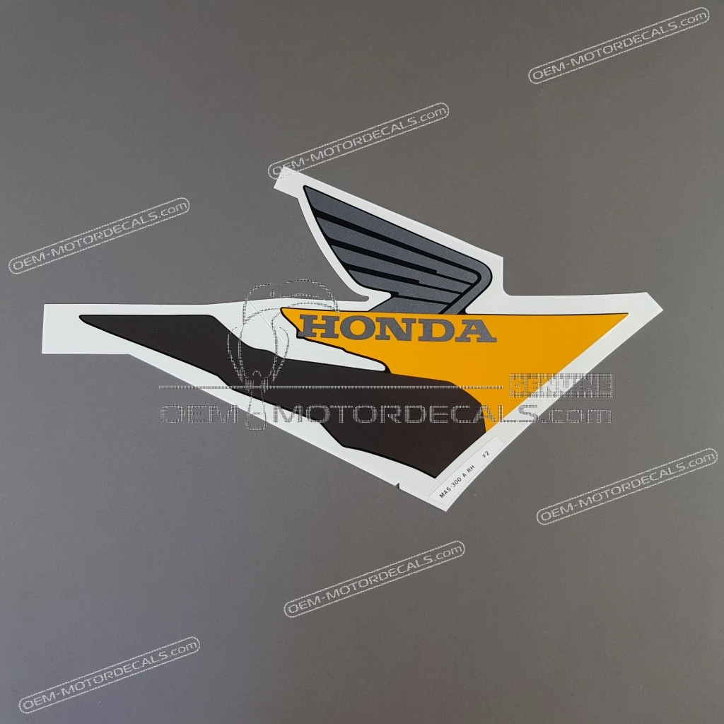 Honda CBR900RR Fuel Tank Stripe Right Side OEM 17511MAS300ZC