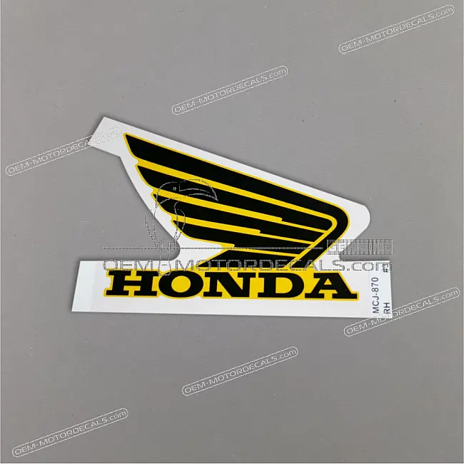 Pegatina de depósito Honda CBR900RR Lado Derecho OEM 17511MCJ870ZB