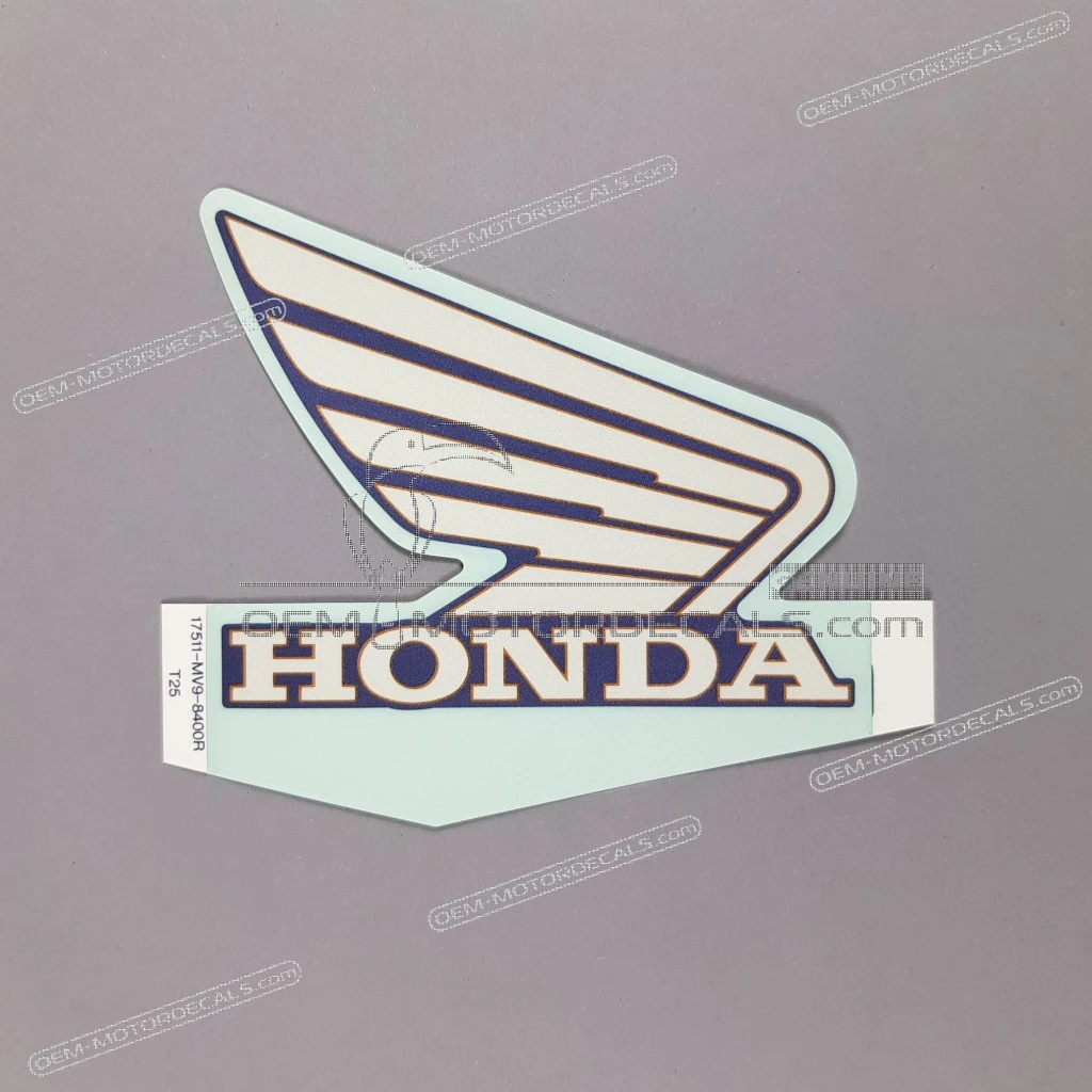 Honda CBR600F HURRICANE Adesivo Serbatoio Lato Destro OEM 17511MV9840ZB