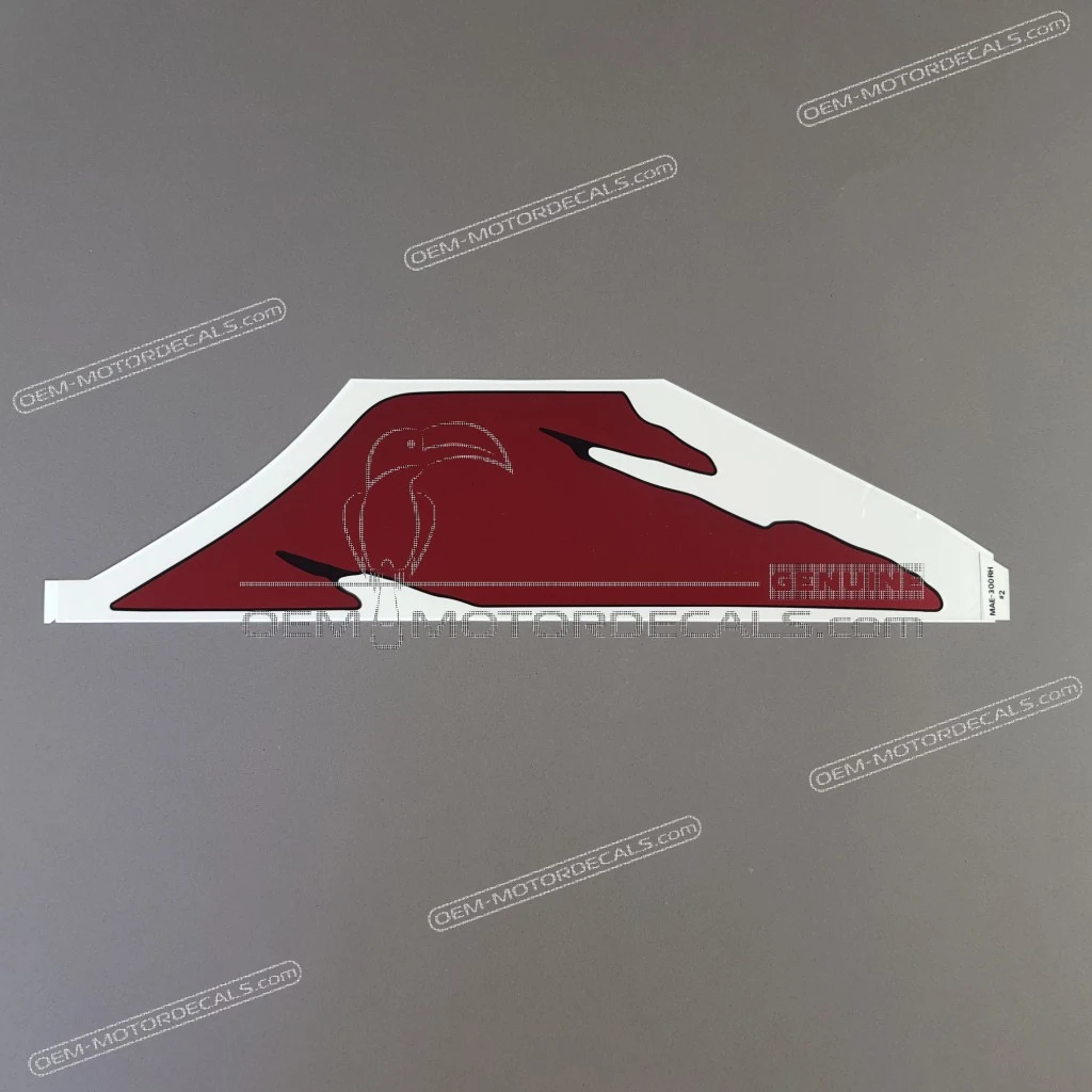 Honda CBR900RR Fuel Tank Stripe Right Side OEM 17512MAE300ZB