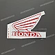 Honda CBR600F Hurricane Tank Emblem Linke Seite OEM 17512MALE00ZA Original Grafik