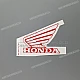 Honda CBR600F Kraftstofftank CBR Hurricane Emblem linke Seite OEM 17512MALG30ZB