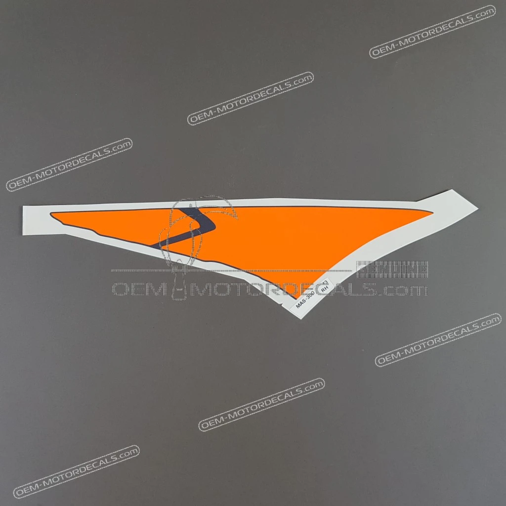 Honda CBR900RR Fuel Tank CBR Stripe Right Side OEM 17512MAS300ZA