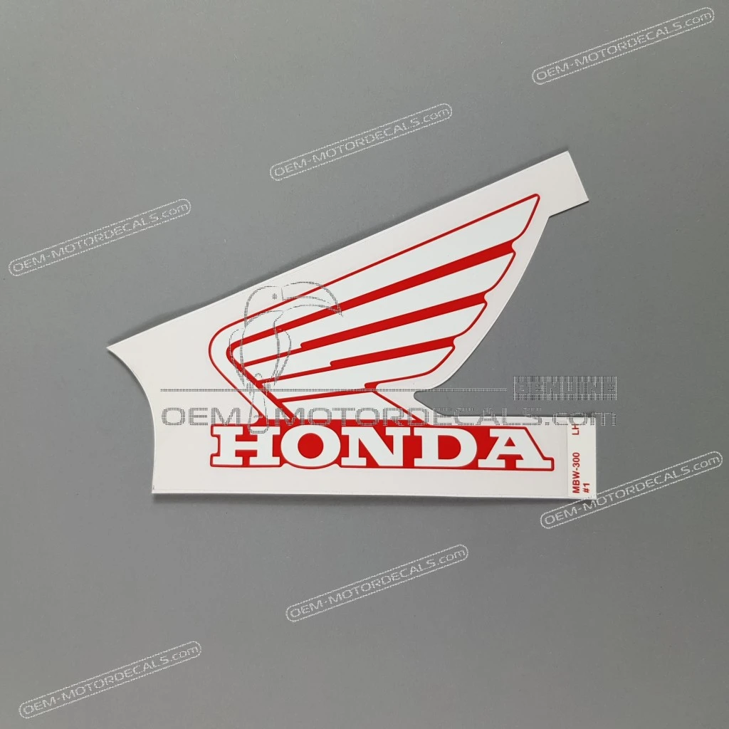 Honda CBR600F Kraftstofftank CBR Aufkleber linke Seite OEM 17512MBW300ZA