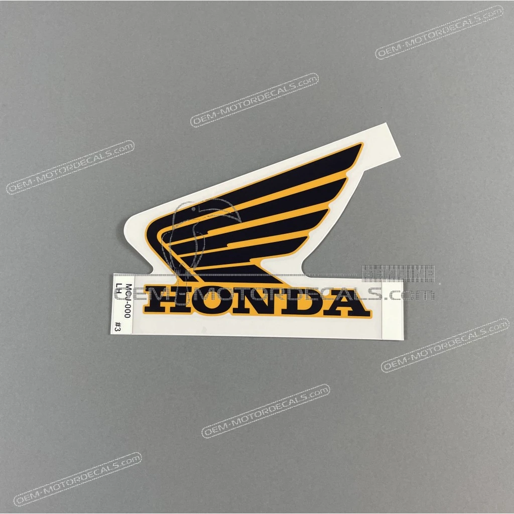 Honda CBR900RR Naklejka CBR na zbiornik paliwa lewa strona OEM 17512MCJ000ZC