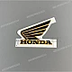 Honda CBR900RR Naklejka CBR na zbiornik paliwa lewa strona OEM 17512MCJ000ZC
